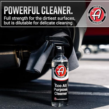 Adam's Polishes ECO All Purpose Cleaner - Industrial Strength, Concentrated Formula Can be Diluted Down - Tough on Dirt but Easy on Your Car, You, and The Environment (16 oz)