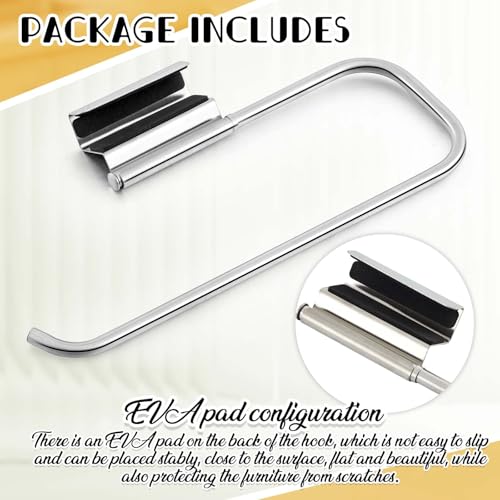 Yaocom 12.4 Inches Cabinet Door Paper Towel Holder, Silver - color: Silver