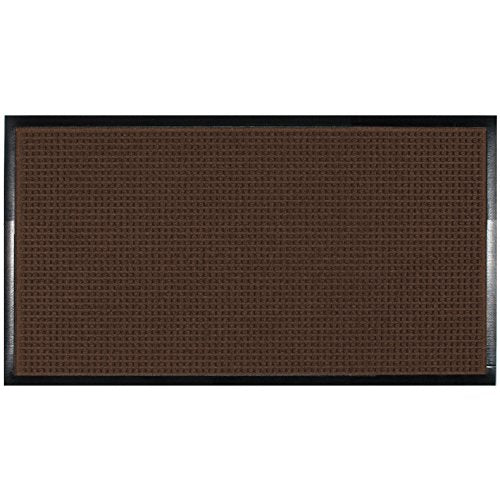 Guardian WaterGuard Indoor/Outdoor Wiper Scraper Floor Mat, Rubber/Nylon, 6'x8', Burgundy - color: Burgundy, size: 6' x 8' (Rectangular)