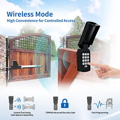 TOPENS TC188 Universal Wireless Wired Keypad
