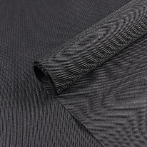 Marine Waterproof Canvas Fabric 600D PU Backing 60"×180" Black - color: Black, size: 60" Wide By 180"