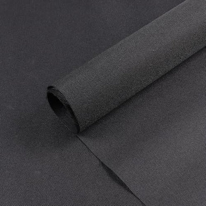 Marine Waterproof Canvas Fabric 600D PU Backing 60"×180" Black - color: Black, size: 60" Wide By 180"