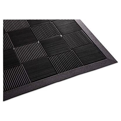 Guardian Floor Protection PARQUET2X3 Parquet Wiper Scraper Outdoor Floor Mat, Rubber, Black, 2' Length, 3' Width - size: 2' x 2' (Rectangular)