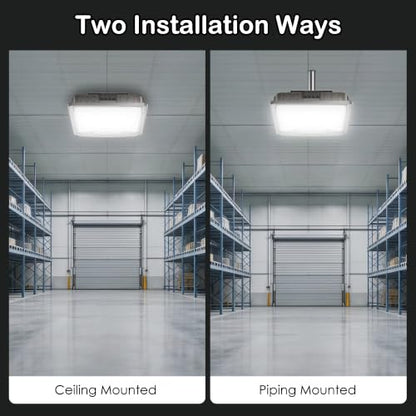 LED Canopy Lights, 40W, 5600LM, 5000K, 0-10V Dimmable - size: 40W 1Pack