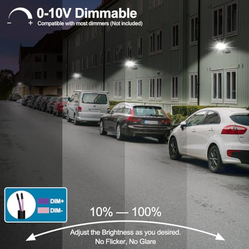 LED Parking Lot Light 150W/100W/75W Adjustable with Dusk to Dawn