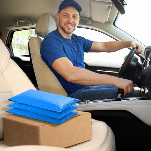 UCGOU Bubble Mailers 5x8.6" Usable Size 5x7" Padded Envelopes Blue 50 Pack - color: Blue, size: 5x8.6" 50PC