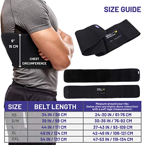 Everyday Medical Broken Rib Brace for Men & Women, Bamboo Belly Wrap, XL - size: X-Large (Pack of 1)