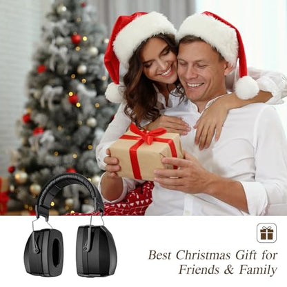 ProCase Extra Large SNR 37dB Hearing Protection Ear Muffs - color: Black