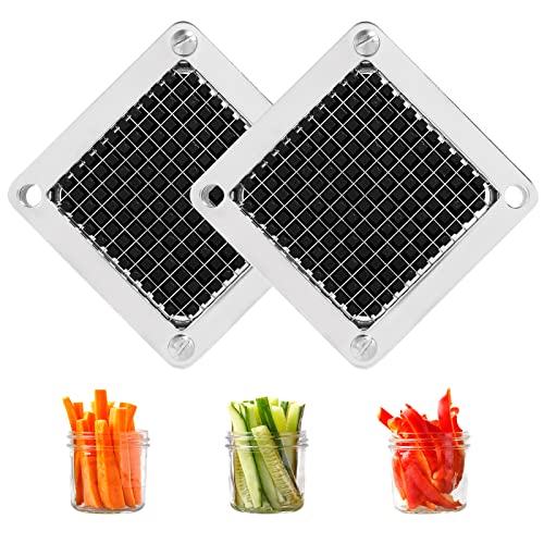 WICHEMI Chopper Blade 1/4" Inch Commercial Vegetable Dicer Blades, 2 Pack - size: 1/4" x2