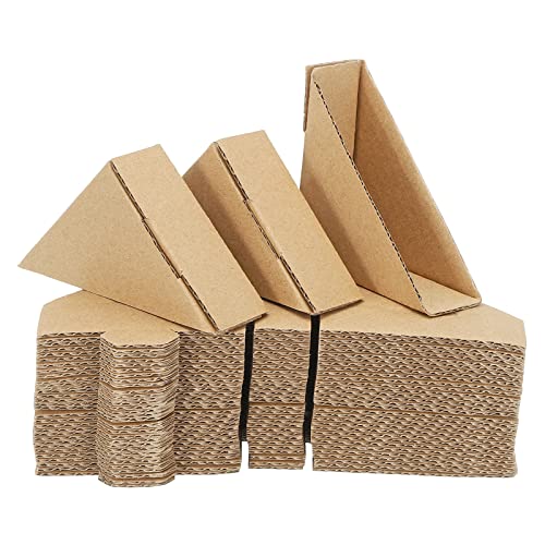 MECCANIXITY Adjustable Cardboard Corner Protector, Cardboard Edges Protector 7x7x2.5cm for Art, Packing, Shipping Supplies Pack of 40 - size: 7x7x2.5cm