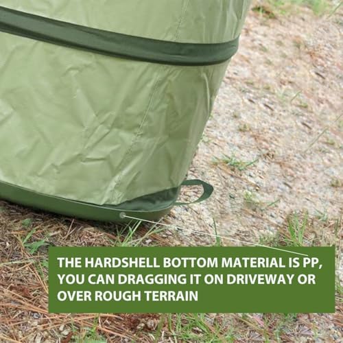 45 Gallon Collapsible Garden Bag Hard Bottom