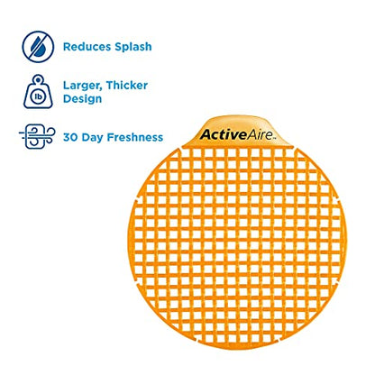 ActiveAire Deodorizer Urinal Screen by GP PRO (Georgia-Pacific), Sunscape Mango, 48271, 12 Screens Per Case - style: Sunscape - 12 Screens