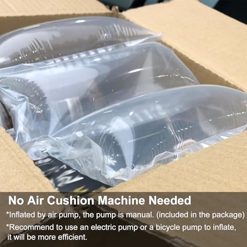 Packing Air Pillows for Shipping 600 Count Packaging Air Bags Inflatable Shipping Supplies Box Filler Alternative to Packing Peanuts, Purse Stuffers for Shape 4.72" x 9.84" - size: 4.72"x9.84"(600 Count)