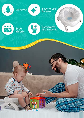 [60 Count] Newnice Disposable Potty Liners for OXO Tot 2-in-1 Go Potty - size: 2 Packs