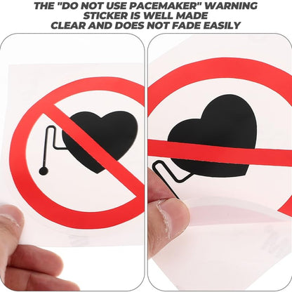 Fomiyes Warning Label Stickers Self Adhesive Vinyl Safety Warning Sign Stickers