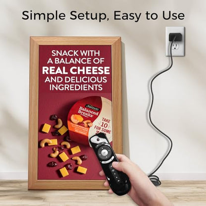 Sungale 21.5" Commercial Digital Signage, Desktop and Wall-Hanging, Auto Rotate in Landscape and Portrait Mode, HD IPS LCD Screen, Remote Content Management Anytime Anywhere