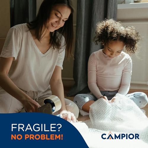 Campior Small Bubble Cushioning Wrap for Moving and Shipping - 175 Ft Bubble Packing Wrap for Packaging Boxes and Mailers, Clear Bubble Roll Moving Supplies, Perforated Every 12 inches, Pack of 1 - size: 1 Pack