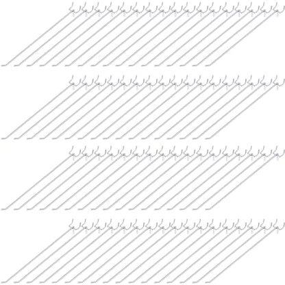 Shimeyao 100 Pcs Peg Board Hooks Stainless Steel Pegs,12 Inch,Silver - color: Silver, size: 12 Inch