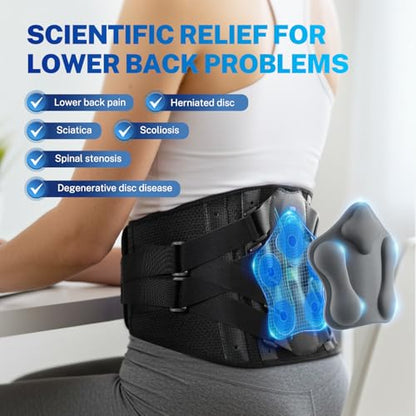 Back Brace for Women Men for All-day Wear & Support, Enhanced Back Support - size: XXL