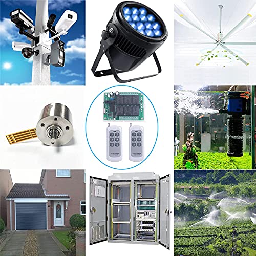 12V 6 Channel Wireless Remote Control Switch 433MHz Relay Switch