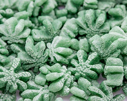 Bubblefast! Brand FunPak Plant Based Biodegradable Packing Peanuts, 1.5 cu ft Bag, Compostable (Green Marijuana Leaves) - color: Green Marijuana Leaves