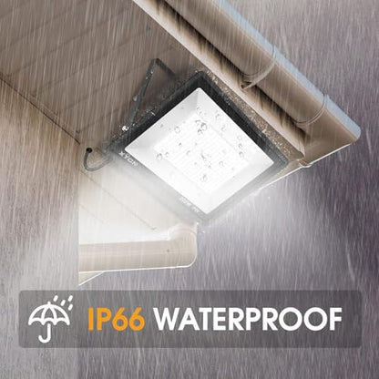 XYCN 3 Pack 150W LED Flood Light Outdoor,Super Bright Security Light,15500LM IP66 Waterproof Floodlight,5000K Daylight LED Exterior for Basketball Court, Stadium, Playground - color: 150W 3pack led flood light