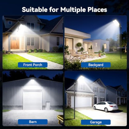 CEDIO 10000W Solar Street Lights Outdoor Waterproof with Motion Sensor