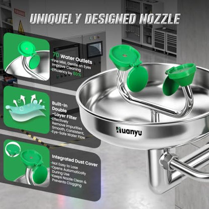 Huanyu Emergency Shower and Eye Wash Station OSHA Approved Eyewash Station