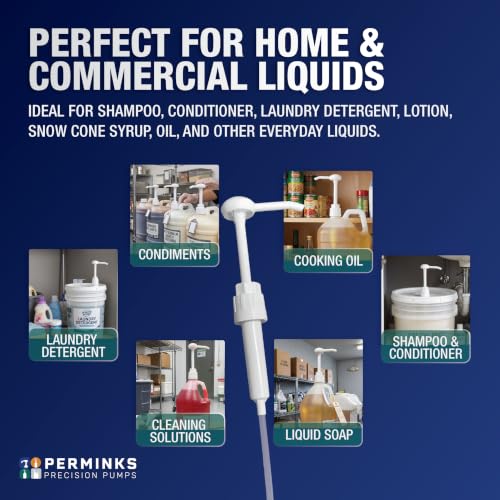 5 Gallon Pump Dispenser - Bucket, Jug & Bottle, Shampoo, Detergent, 1 Pack - size: 1-Pack