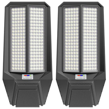 loyoele Bright Solar Street Light Motion Sensor, 11000W Commercial Outdoor - size: XL-11000-2 Pack