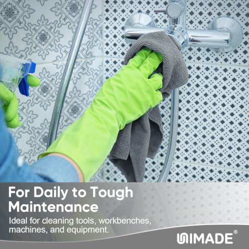 UNIMADE Microfiber Cleaning Cloth, 100 Sheets Microfiber Towels for Cars - color: Grey