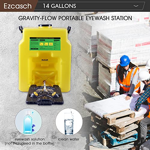Portable Eyewash Station 14-Gallon, OSHA Approved