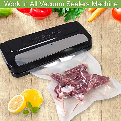 MakMeFre 100 Pint 6x10Inch Vacuum Sealer Bags for Food Storage - size: (100Count)Pint6x10