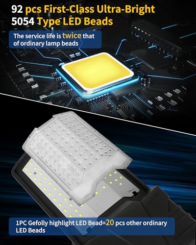 Gefolly SL-18000W Solar Street Lights Outdoor, Commercial Parking Lot Light - size: XXXL