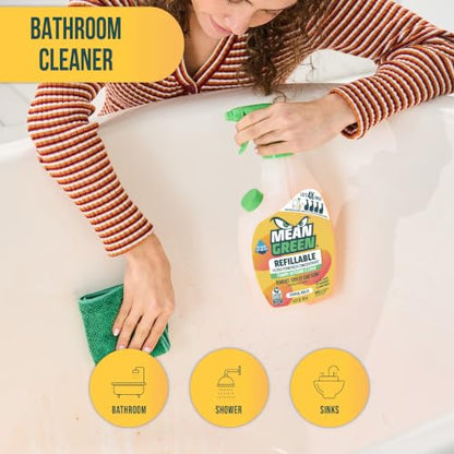 Mean Green Bathroom Cleaner Concentrate, Tropical Breeze, 14.3 oz - size: 14.3 Fl Oz (Pack of 1)