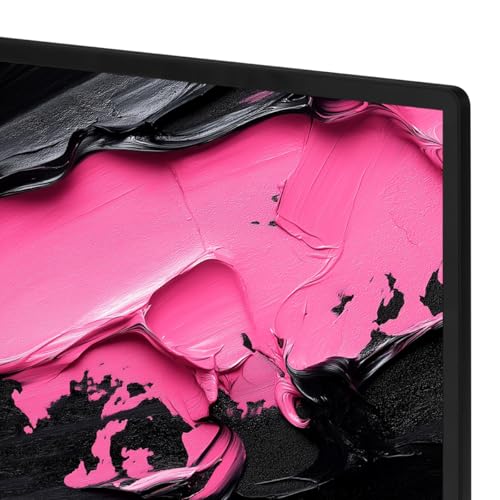 SOTSU SleekView 15.6" Portable Monitor | FHD 1920x1080 | 300 Nits | 100% sRGB | 60Hz | 6W | HDMI | USB-C | Lightweight | Gaming | Laptop | Smartphone | Travel | Sleek & Stylish Design - color: Black Pink