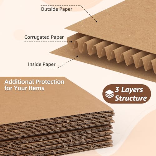 ZBEIVAN Shipping Boxes Mailers Assorted Sizes 11x6x6, 10x7x5, 9x6x4 inches Corrugated Cardboard Small Packing Kraft Moving Mailing Box, Pack of 30 - size: 11X6X6&10X7X5&9X6X4 inch