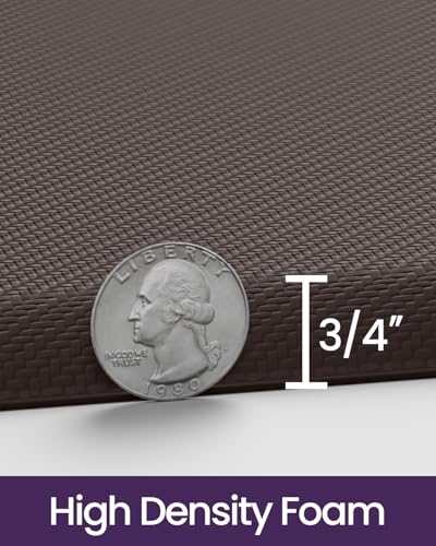 DEXI Anti Fatigue Kitchen Floor Mat Cushioned Standing Runner 48x20, Brown - color: Brown, size: 48"L x 20"W x 0.7"Th