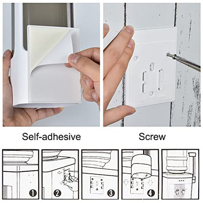 Cup Dispenser, Wall Mount Water Cooler Cups Holder Fit 3-5oz Cup - color: White