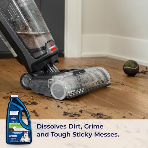 Bissell Multi-Surface Pet Formula with Febreze Freshness,22951,64 Fl Oz,Use on Sealed Hard Floors,and Area Rugs,Removes Tough Messes,Febreze Freshness,(Pack of 2) - size: 64 Fl Oz (Pack of 2)