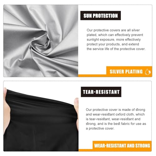 IBC Tote Cover 250 Gallon, Heavy Duty Waterproof IBC Tote Lid, Rain Barrel Cover, Water Tank Cover, Water Tote Cover, IBC Cover(Gray,330 Gallon) - color: Gray, size: 330 Gallon