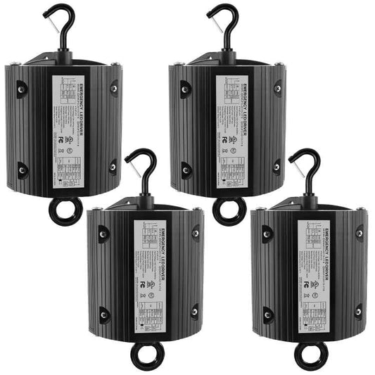 Emergency Backup Battery 40W Rechargeable LED Light Emergency Driver - size: 40W- (4 PACK)