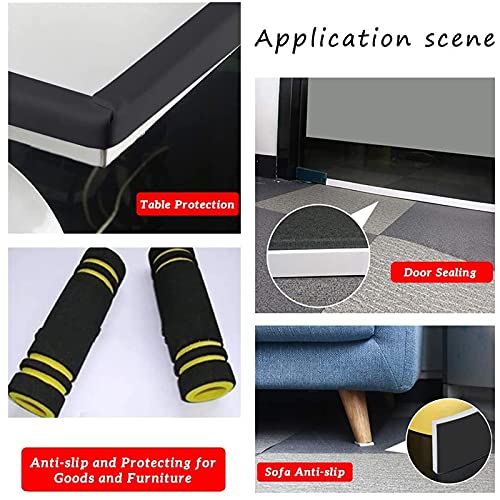 BENECREAT 3mm Thick Beige Self-Adhesive EVA Foam Roll 78.7x11.8 Inch for Furniture Protecting, Gap Filling, Costumes and Other Craft Project - color: Beige - 3mm Thick, size: 3mm Thick
