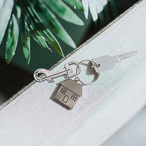 20pcs Snap Hooks for Dog Leash Collar Linking, Heavy Duty Swivel Clasp Eye Bolt Metal Buckle Trigger Clip for Spring Pet Buckle, Purse Bag Making, Keychain, Handmade Crafts DIY Project - color: Silver