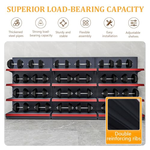 Retail Gondola Shelving Unit 5 Tier with 15 Peg Hooks, Heavy Duty Adjustable Metal Display Rack for Convenience Store, Grocery, Supermarket, Retail Shop Display Fixture(LxWxH 36x17x53in) - size: LxWxH 36x17x53in