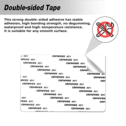 Flush Toilet Paper Only Sign 2 Pack 4" x 6" Acrylic Premium Finish Please Do Not Flush Signs,Durable, Include Adhesive Backing White