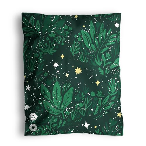Poly Mailers 10x13-25 Pack Biodegradable Shipping Bags for Clothes - Impack Self-Seal Waterproof Thick Mailing Envelope for Accessories & Clothing - Midnight Lush - color: Lush Midnight Leaves, size: 10"x13" (25 pack)