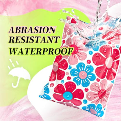 100pcs 10x13 Inch Poly Mailers For Shipping And Self Seal Packaging - color: Flower, size: 10" x 13"100pcs