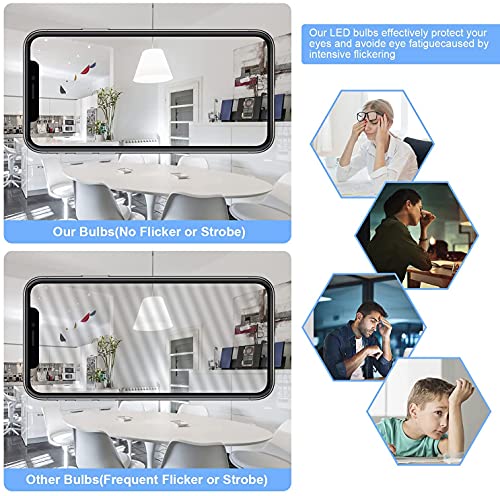 T10 Tubular Bulbs 40 Watt E26 Dimmable Led Light Bulbs 4000K Daylight - color: 8.9 Inch-4000k Daylight-4w(clear Glass)