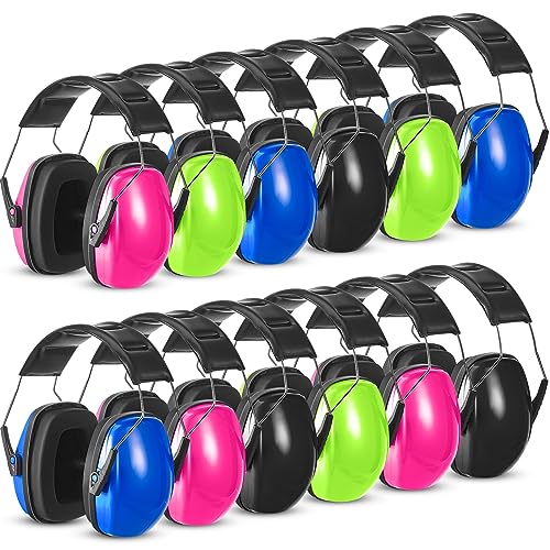 Amylove 12 Pcs Kids Noise Cancelling Headphones Ear Muffs Bright Style - size: Universal Fit (kids & Adults), style: Bright Style